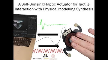 NIME 2024: A Self-Sensing Haptic Actuator for Tactile Interaction with Physical Modelling Synthesis