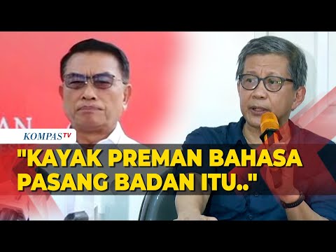 Rocky Gerung Jawab Moeldoko: Kayak Preman Pakai Bahasa Pasang Badan