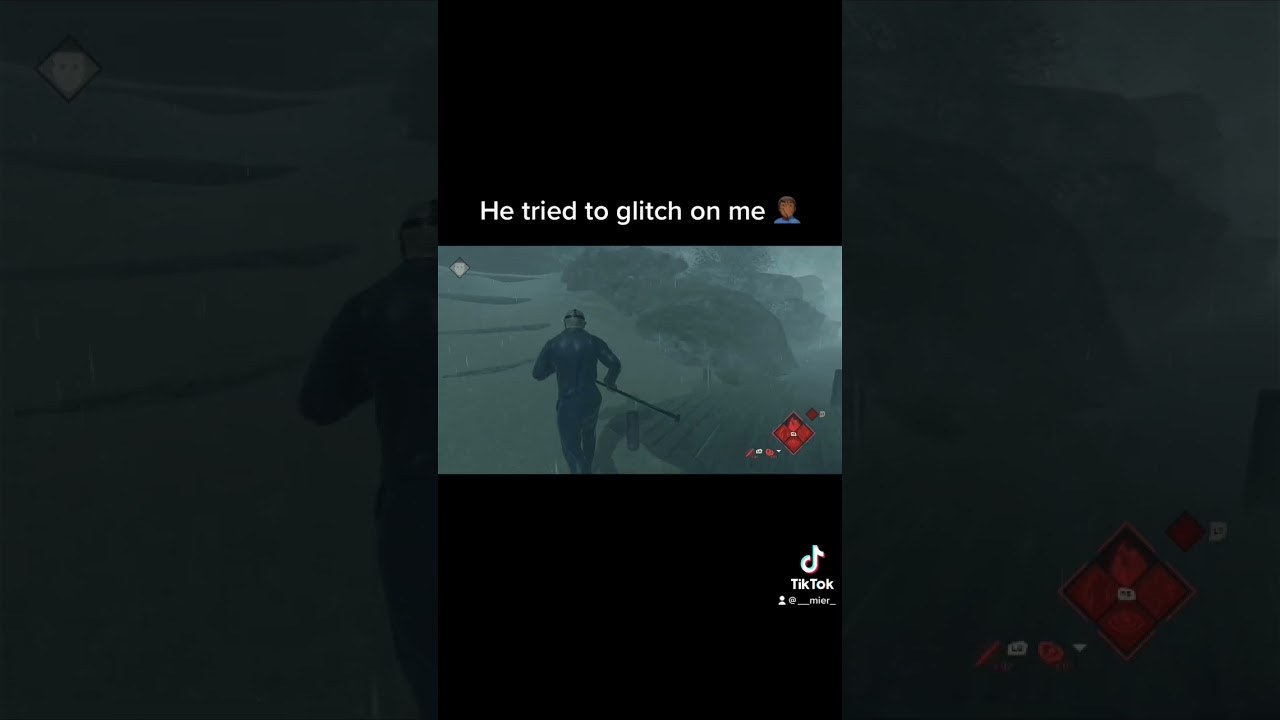 Bro tried to glitch in Friday the 13th😂