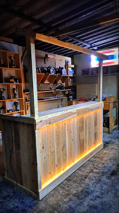 บาร์ไม้พาเลท #diy #woodidea #woodworking #wooddesigner #งานไม้ #pallet #งานไม้พาเลท #youtube