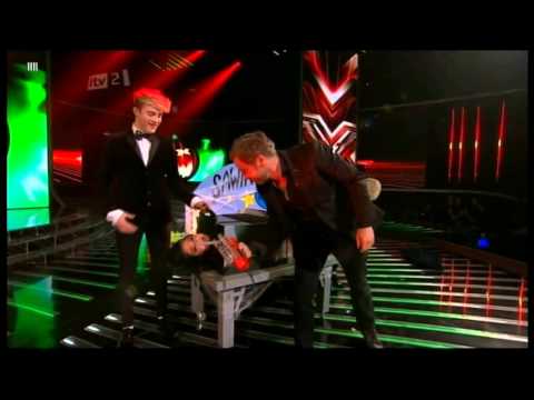 JEdward Kissing, Tickling & Sawing Tulisa In Half *Funny*