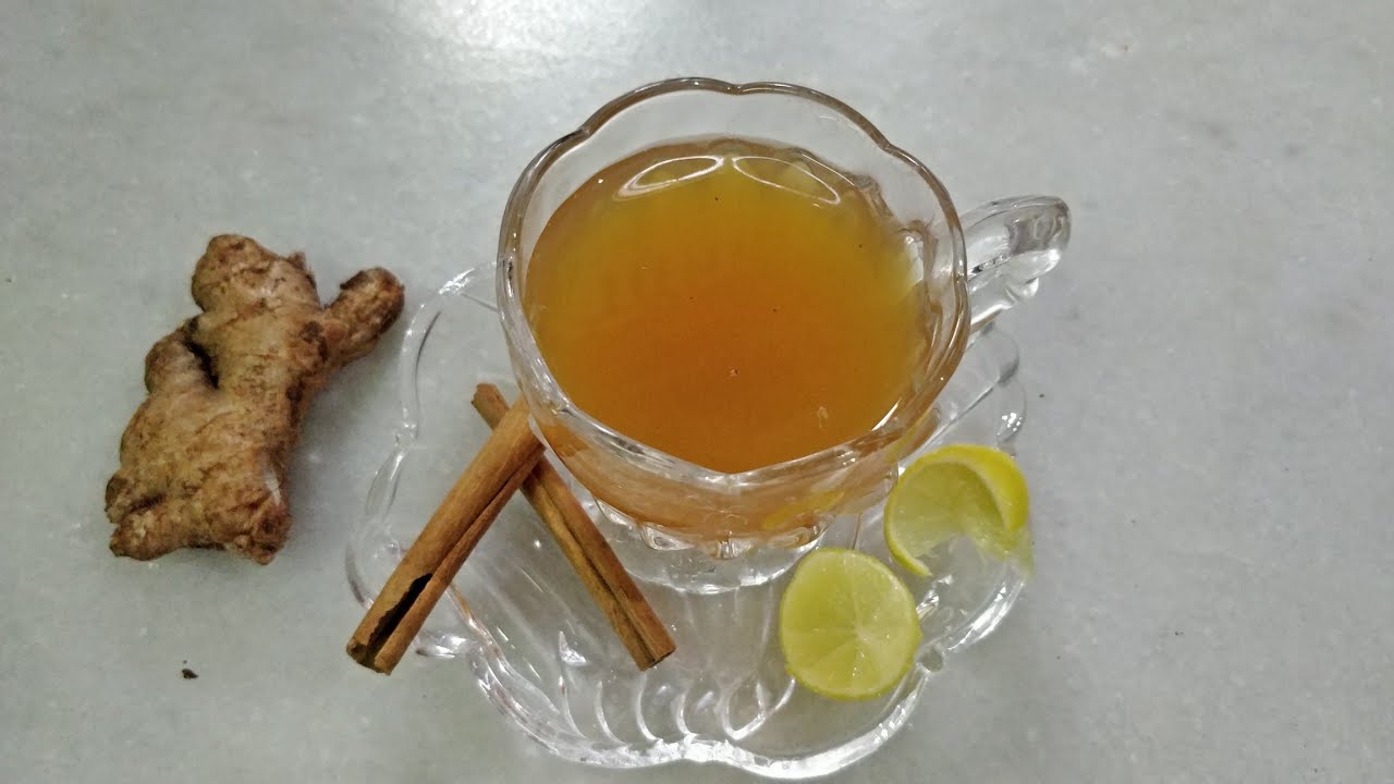 How to make Lemon Tea Tea without milk Vegan tea Immunity