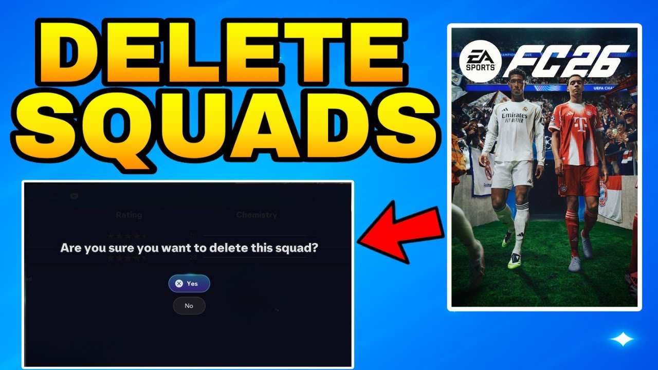 EA Sports FC 26: How To Delete Squads In Ultimate Team | Delete FUT Squads