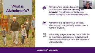 November EMS Webinar - Dementia and Alzheimer's