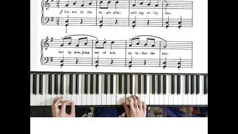 Bastien piano basic Level 1: Bugle Call