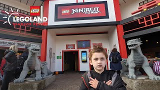 LEGO NINJAGO The Ride at Legoland Windsor Resort Oct 2021 4K