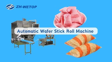 Automatic Four Ribbons/Four lanes wafer Stick Roll Machine