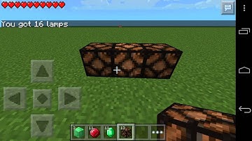 MCPE Mod Showcase: Redstone Lamps