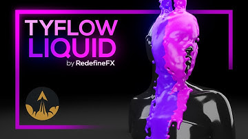 Pouring LIQUID with TyFlow & tyMesher! -  3Ds Max Tutorial by #RedefineFX