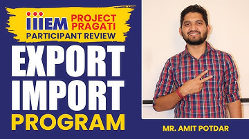 Participant Review About Our Project Pragati | Export Import Business | Amit Potdar