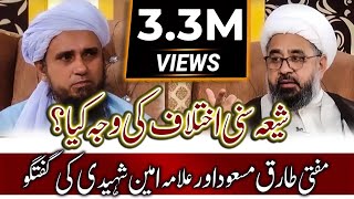 Shia Sunni Ikhtelafat Par Mufti Tariq Masood Aur Allama Ameen Shaheedi Ki Guftugu