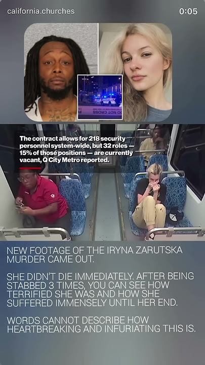 Iryna Zarutska New footage of killing