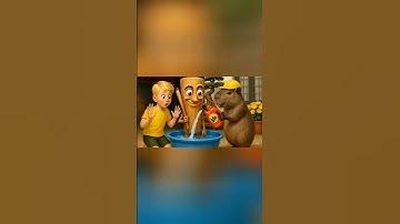 Capy cùng anh giúp bà tắm cho con tung tung sahur và cái kết #capybara