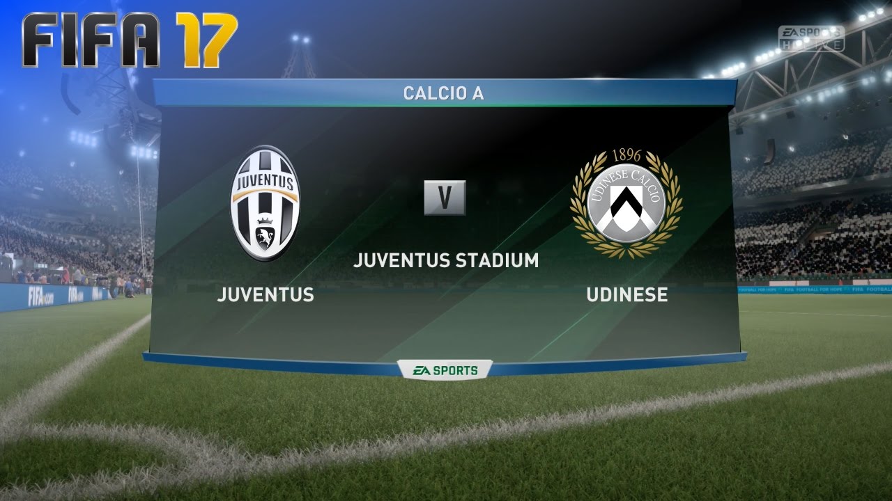 Fifa 17 Juventus Vs Udinese Juventus Stadium Youtube