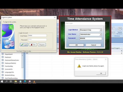Trik Jika Lupa Password Software Absensi Attendance Management Time Attendance Admin Youtube