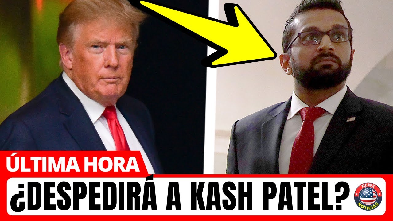 🚨 ¡ALERTA! 🚨 TRUMP CONSIDERA DESPEDIR AL DIRECTOR DEL FBI KASH PATEL POR USO INDEBIDO DE RECURSOS