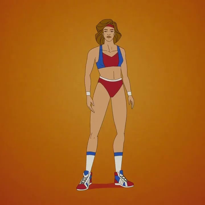 Woman gets muscular (Muscles & Mayhem) #shorts #musclegrowth #musclegirl #musclewoman