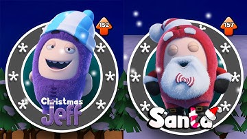 Oddbods Turbo Run Santa vs Christmas Jeff - GamePlay