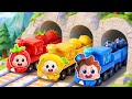 シュッシュッポッポ🚃カラフルなきしゃ、はしれ | 色を学ぶ | イエス!ネオ | 赤ちゃんが喜ぶ歌 | 童謡 | アニメ | 動画 | ベビーバス| BabyBus