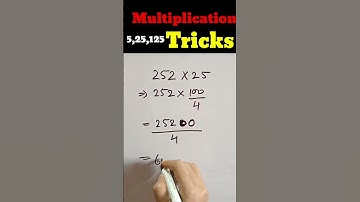 Multiplication tricks 😱||Easy multiply tricks of 5,25,125#youtubeshorts #letssikho#shorts#shortsfeed