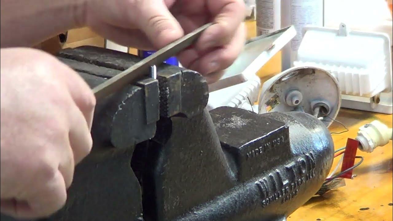 How To Cut A Long Screw Shorter & Prepare The Threads So It Works YouTube