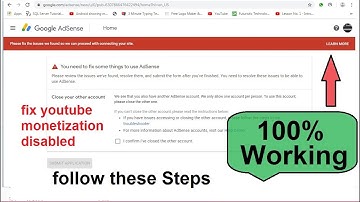 Youtube Monetization | How to Enable Youtube Monetization 100% working fix. 2020