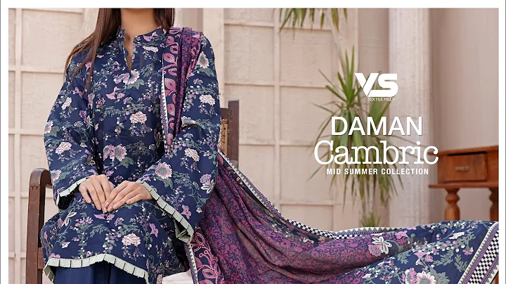 REHMATULLAH AZIZ Launching*V S Printed Daman Cambr...