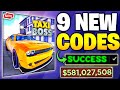 😱JAN UPDATE🎁TAXI BOSS CODES IN *JANUARY* 2026 || ROBLOX TAXI BOSS CODES 2026
