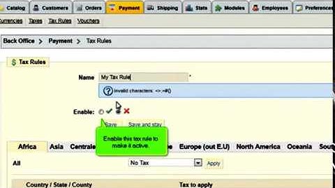 How to change tax rates in PrestaShop