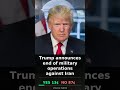 Trump announces end of military operations against Iran by April 15th? #PredictionMarkets #Politics