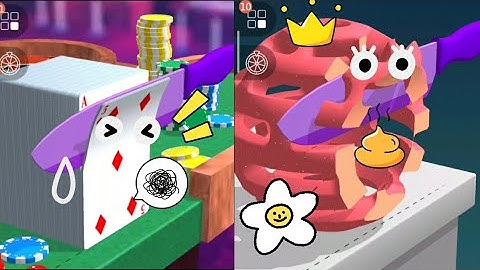 Slice Asmr Game All levels Mobile Walkthrough New Games Relaxing Video YBVKECG55RK