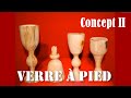 concept II - tournage d'un verre à pied
