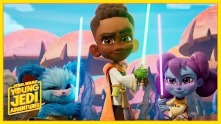 Stuck in the Muck | Star Wars: Young Jedi Adventures | @StarWarsKids  x @disneyjunior