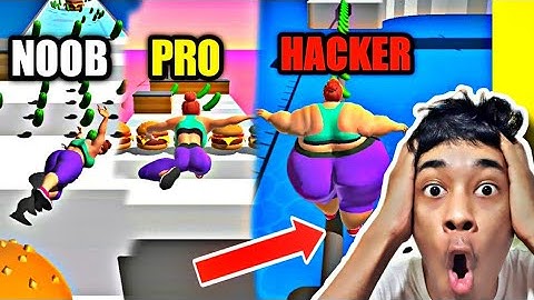 NOOB vs PRO vs HACKER IN FAT 2 FIT! (MAX LEVEL IN FAT 2 FIT) GAMEPLAY WALKTHROUGH!