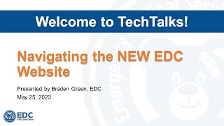 Navigating the New EDC Website by EMSC Data Center 20 views 1 year ago 29 minutes