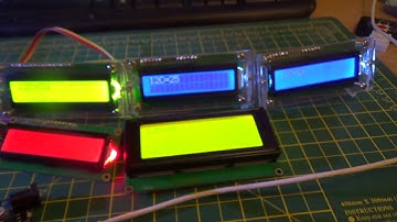 Automatic I2C LCD detection Arduino PCF8574  NBM.