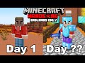 I Survived 100 Days In Hardcore Minecraft, In A Badlands Only World...