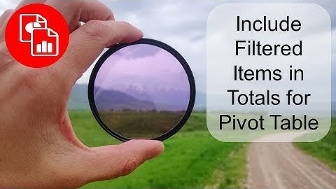 Include Filtered Items in Totals for Pivot Table