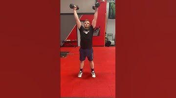 Dumbbell Squat, Curl, Press | Improve Vertical Jump Training Tulsa