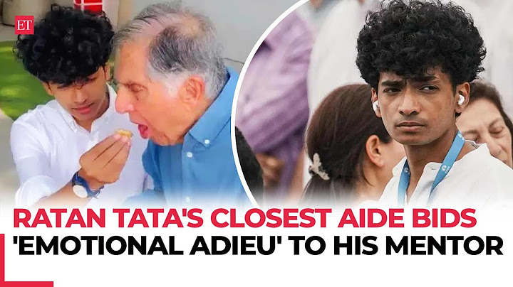 'Goodbye, my dear lighthouse...' Ratan Tata’s closest aide Shantanu’s emotional adieu to his mentor