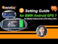 Bmw android gps setting guide  bmw android navigation screen factory setup backup camera setting