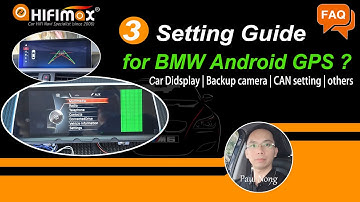 BMW Android GPS Setting guide | BMW Android Navigation screen factory setup Backup camera setting
