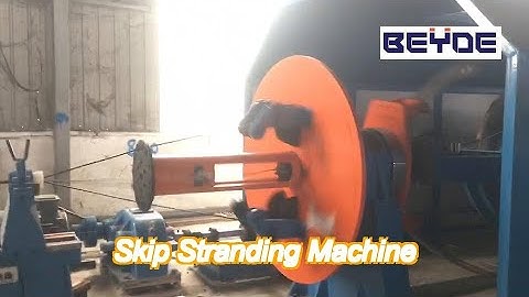 bow cablers gj-1600/1+4 skip stranding machine reliable fast machines