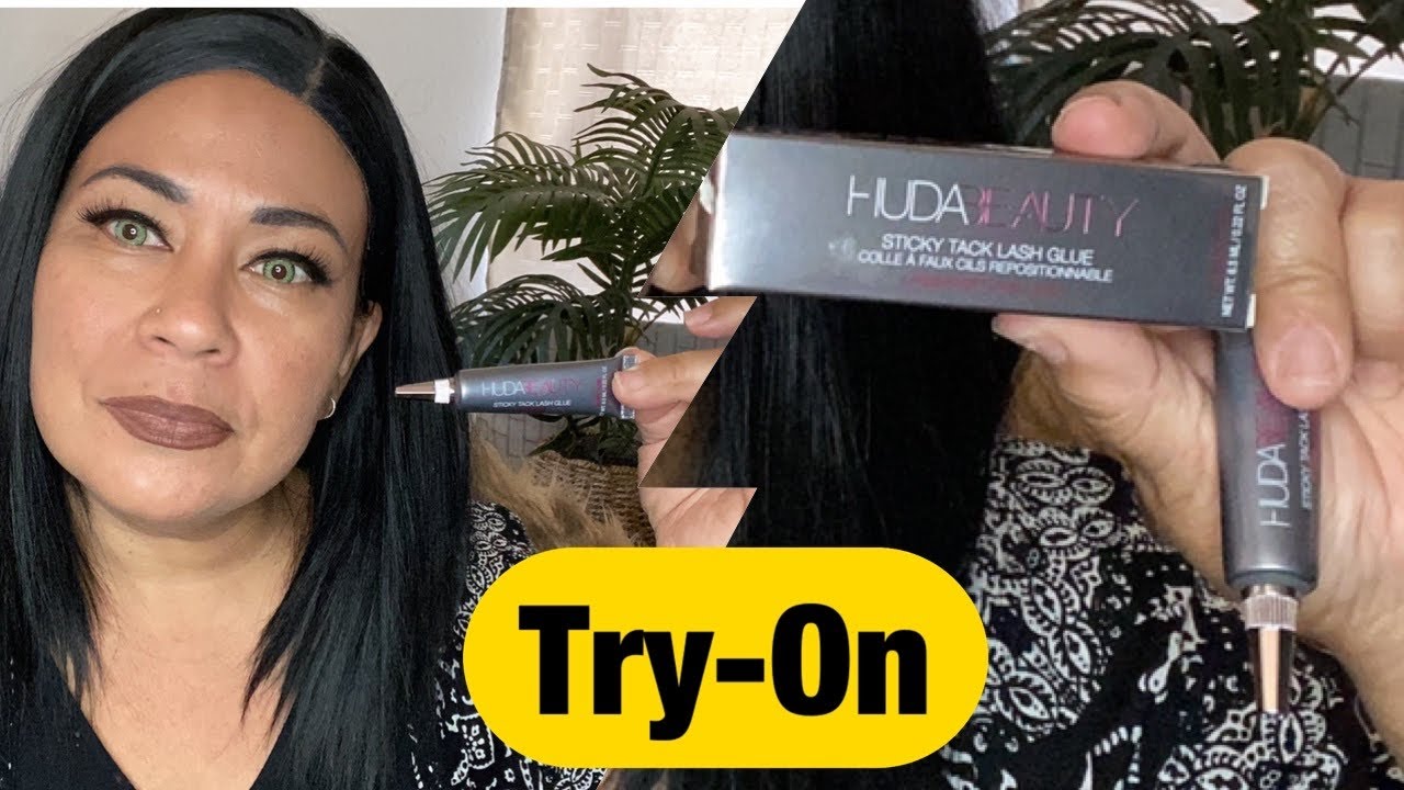 Trying The Huda Beauty Sticky Tack Lash Glue ❤️