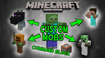 MCPE :: Custom Mobs with COMMAND BLOCKS! :: Minecraft Pocket Edition 1.0.5