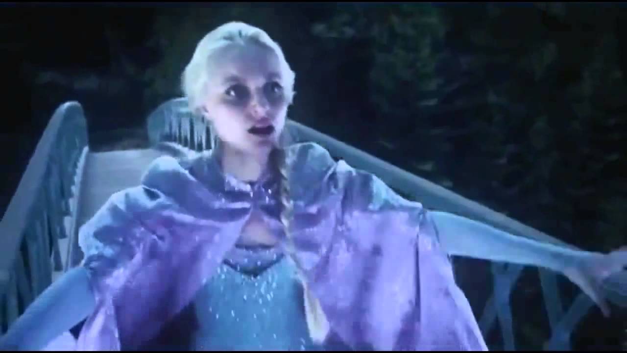 Once Upon A Time 4x05 “Breaking Glass” Elsa Builds the Ice Bridge YouTube