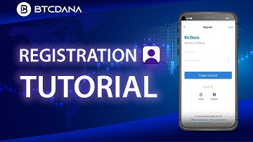 Registration Tutorial BTCDana Trading App