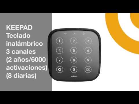 KeePad: Teclado inalámbrico 3 canales - ES