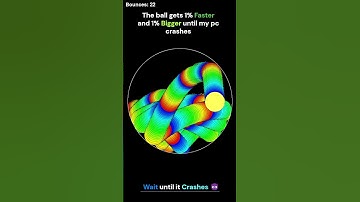 Watching a ball bounce until my PC crashes#adhd #art #bouncingball #physics #satisfying #viralvideo