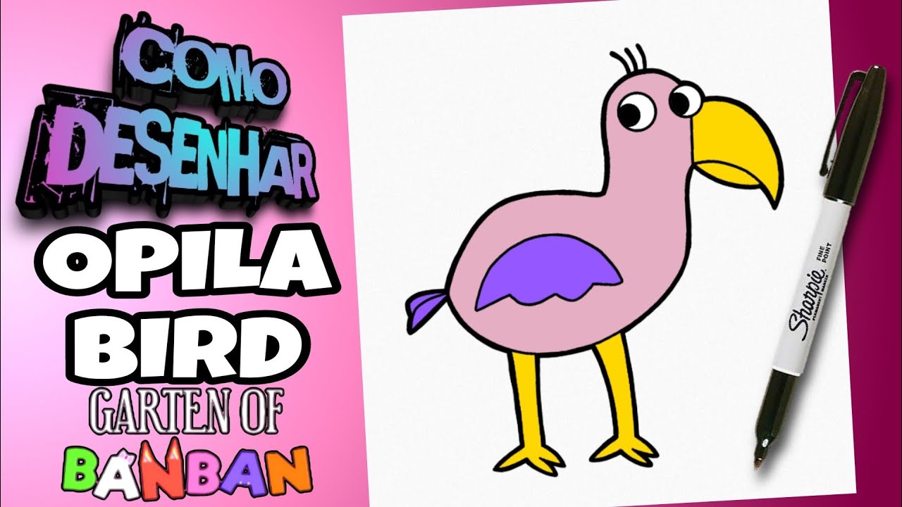 COMO DIBUJAR A OPILA BIRD DE GARTEN OF BANBAN 